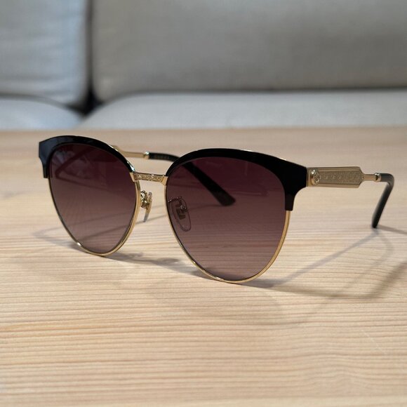 Gucci Sunglasses - Black & Gold main image 2